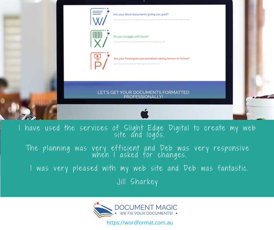 Wordformat.com.au testimonial